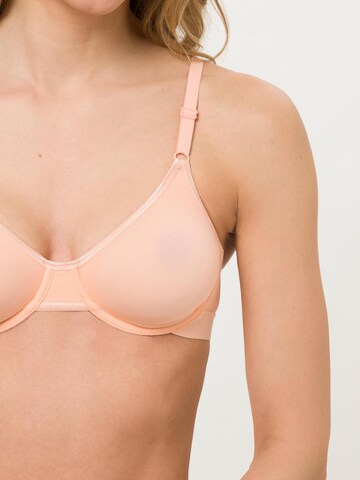 BeeDees T-shirt Bra 'Bügel-BH Microfun W' in Orange