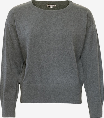 Living Crafts Pullover 'UNDINE' in Grau: Vorderseite