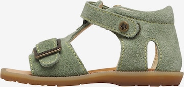 NATURINO Open shoes 'QUARZO' in Green: front