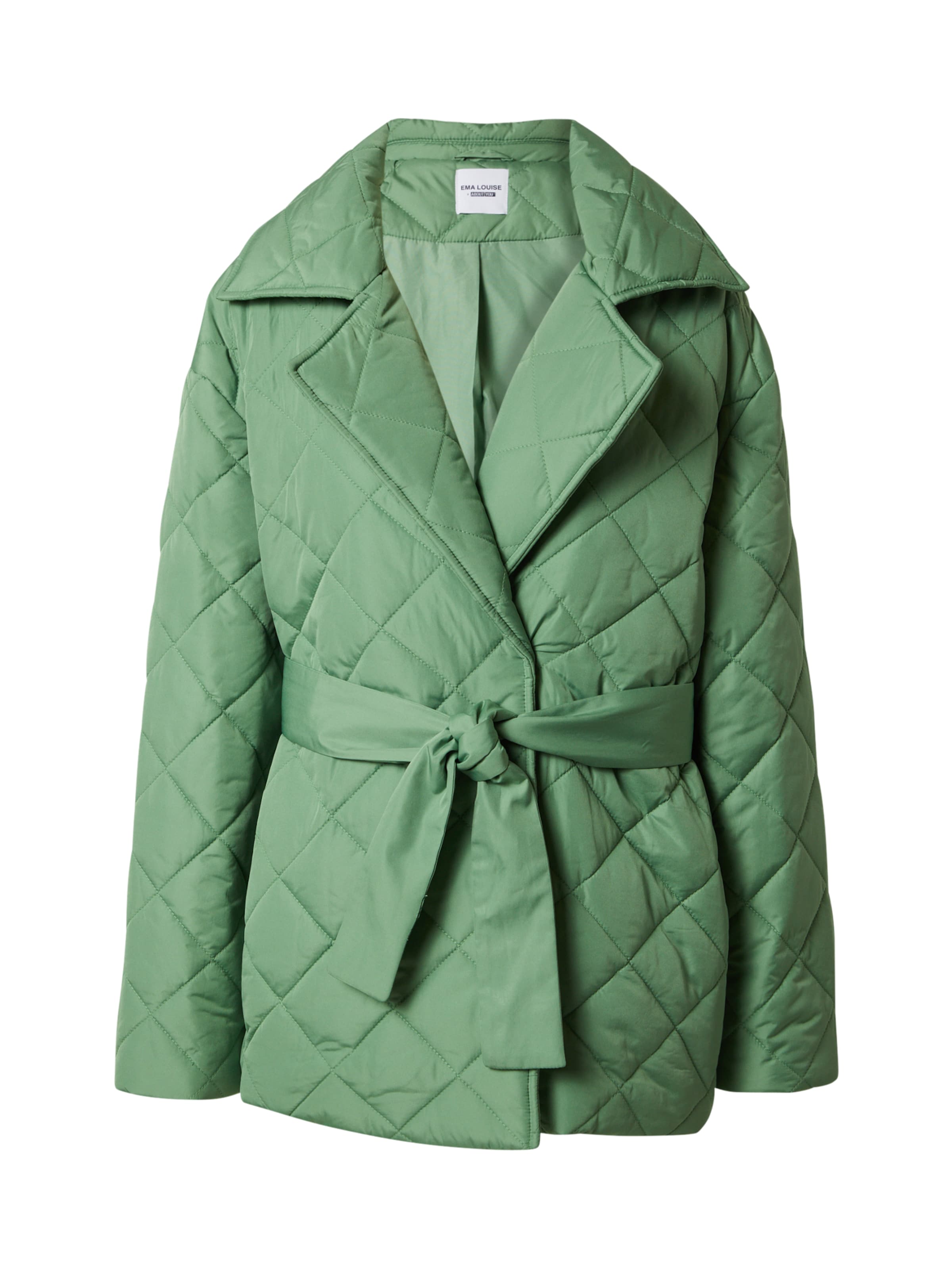 Ema Louise x ABOUT YOU Övergångsjacka 'Livina' i grön: framsida