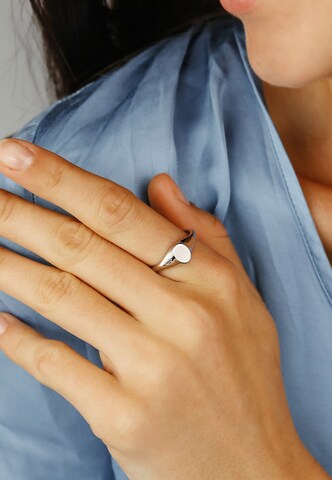Nana Kay Ring 'Gravier mich' in Silver: front