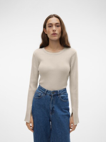 VERO MODA Sweater 'VMGOLD' in Beige