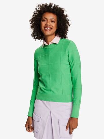 Pull-over ESPRIT en vert : devant