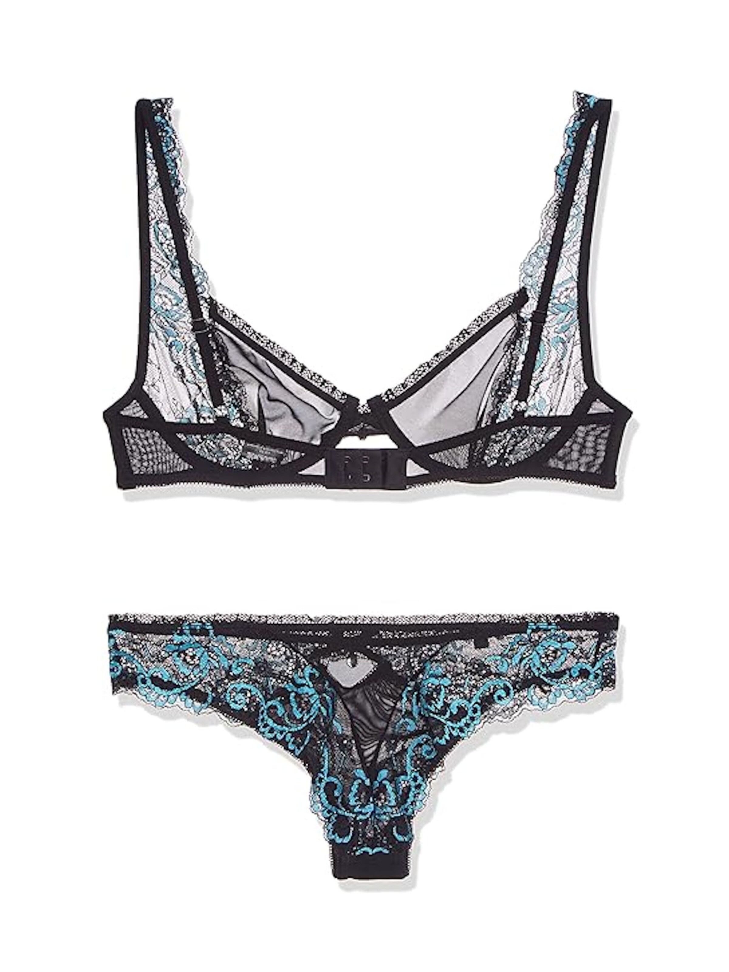 Obsessive Negligee 'Amanta Set' in Black