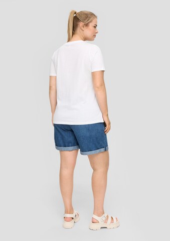 QS T-Shirt in Weiß
