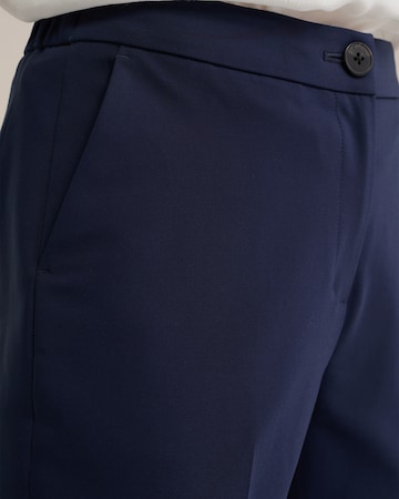 WE Fashion Regular Pleated Pants in Blue