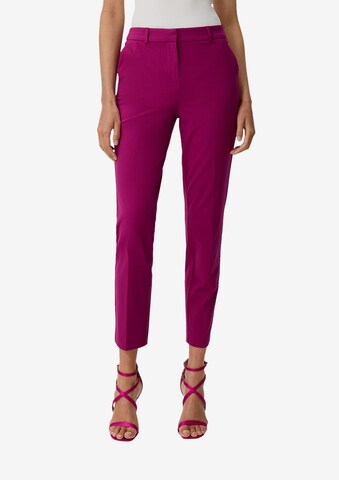 Coupe slim Pantalon COMMA en violet : devant