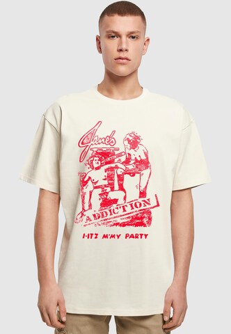 T-Shirt 'Janes Addiction - Its My Party' Merchcode en beige : devant