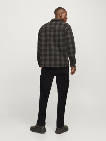 JACK & JONES Regular Cargobroek in Zwart