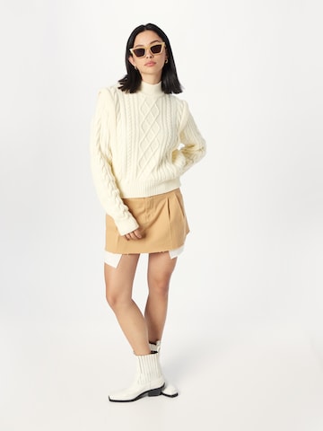 NA-KD Sweter w kolorze biały
