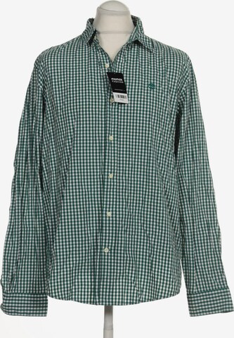 TIMBERLAND Button Up Shirt in XL in Green: front