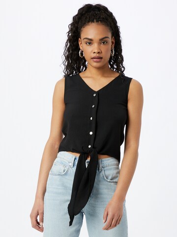 KENDALL + KYLIE Blouse in Black: front