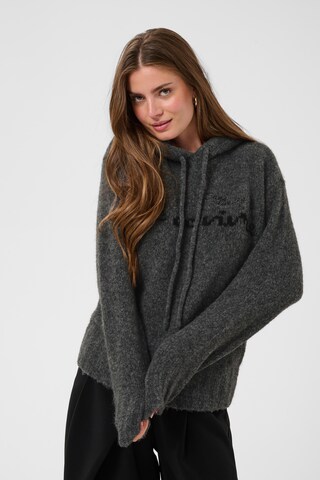 Cream Sweter 'Jocy' w kolorze szary: przód
