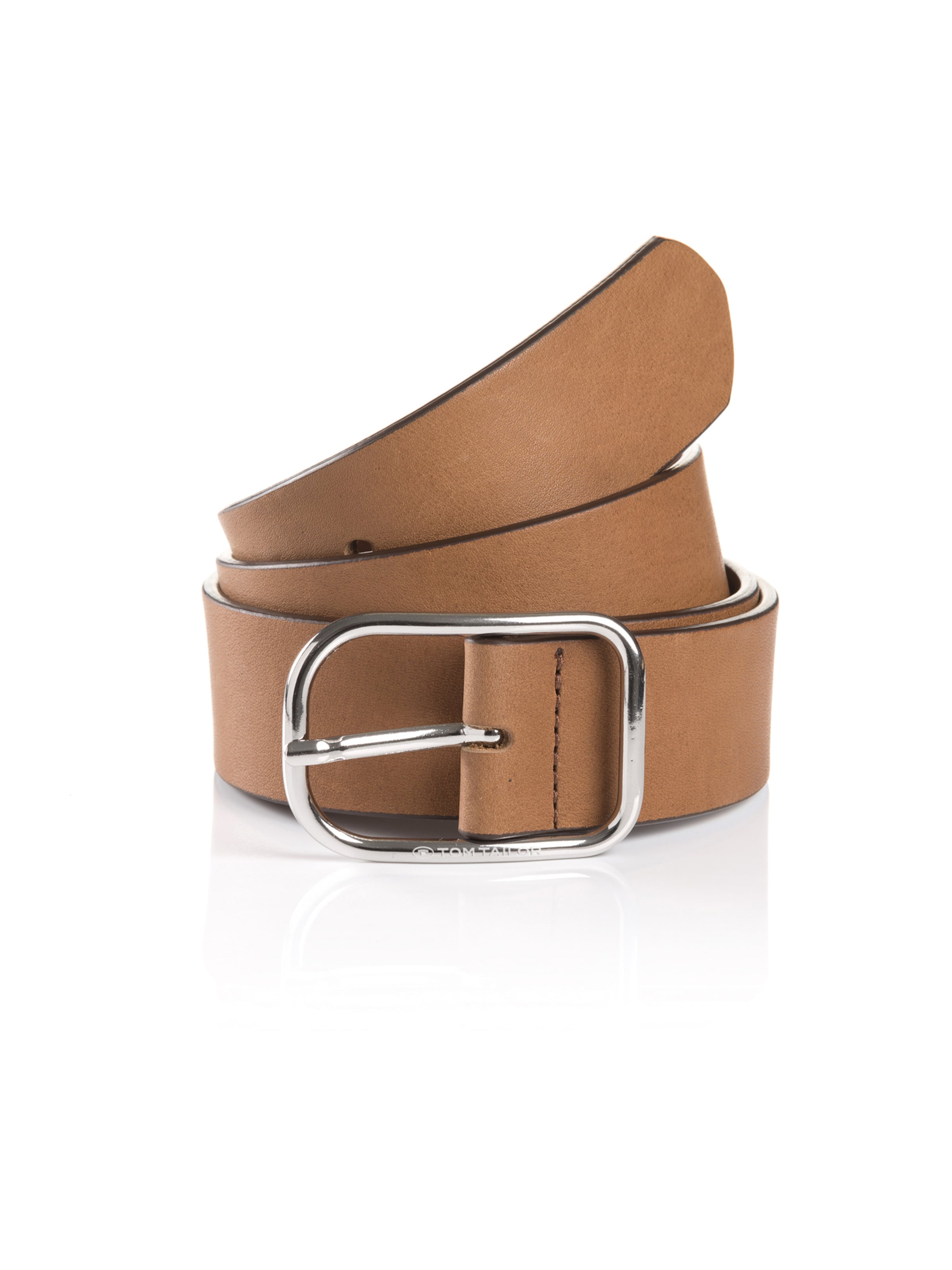 TOM TAILOR - Cinturón 'HELEN' en marrón: frente
