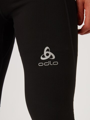 ODLO Slim fit Workout Pants in Black