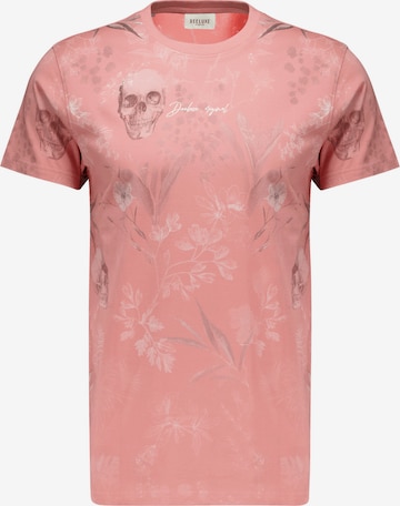 T-Shirt ' Botanical' Deeluxe en rose : devant