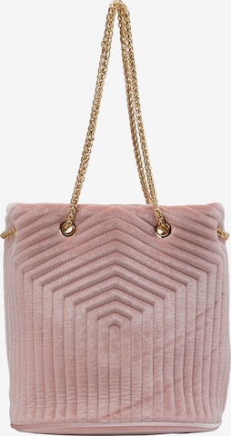 Sac bandoulière faina en rose : devant