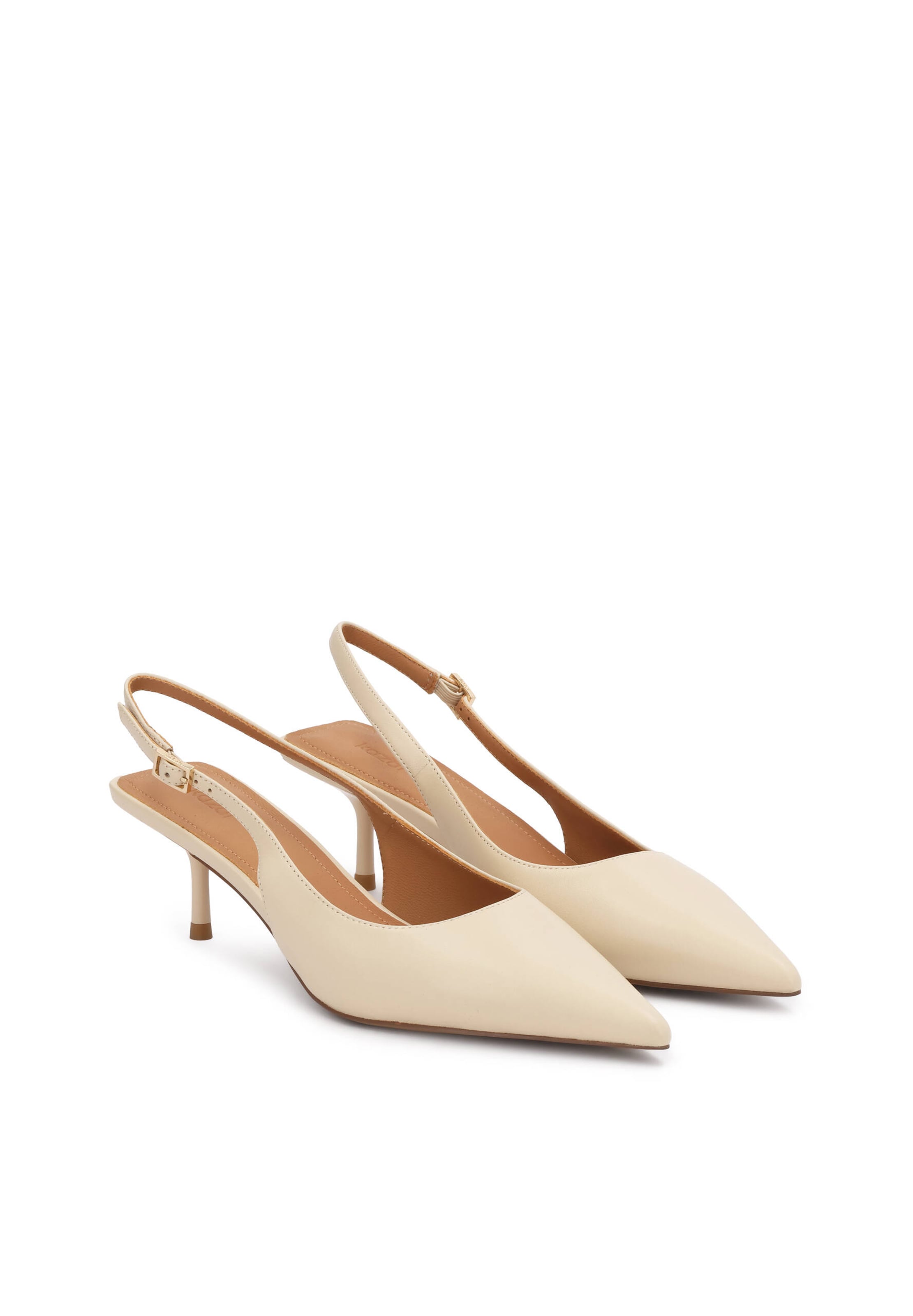 Escarpins à bride arrière Kazar en beige