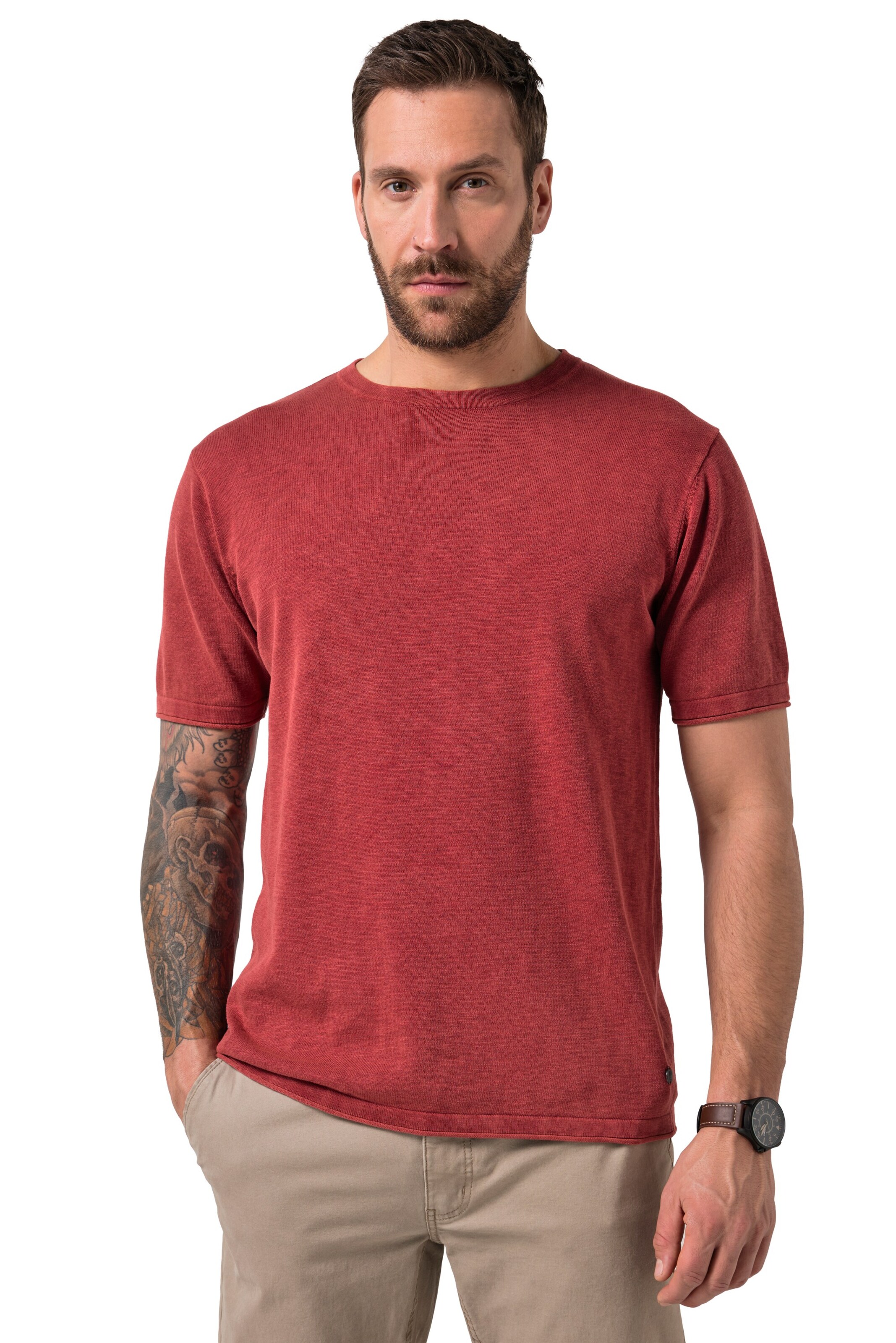 JP1880 Shirt in Red: front