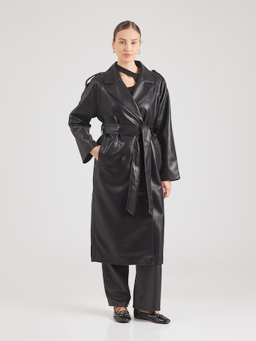 Manteau mi-saison Gina Tricot en noir : devant