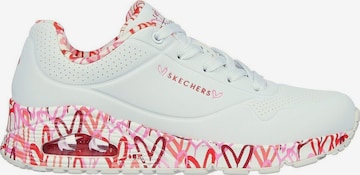 SKECHERS Sneakers laag 'Uno-Loving Love' in Wit: voorkant