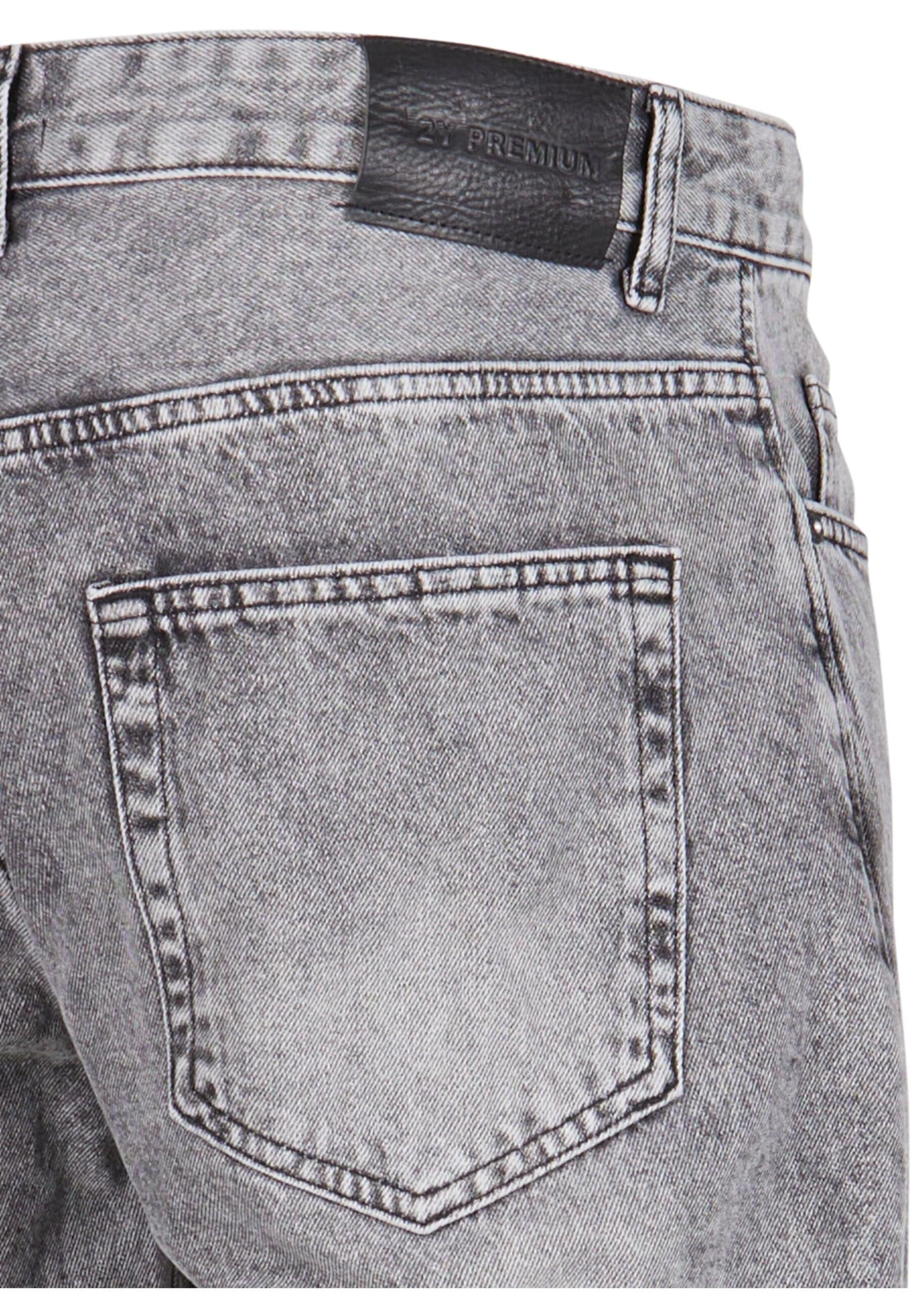 2Y Premium Regular Jeans in Grau