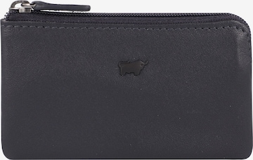 Braun Büffel Schlüsselanhänger 'Hannes' in Schwarz: Vorderseite