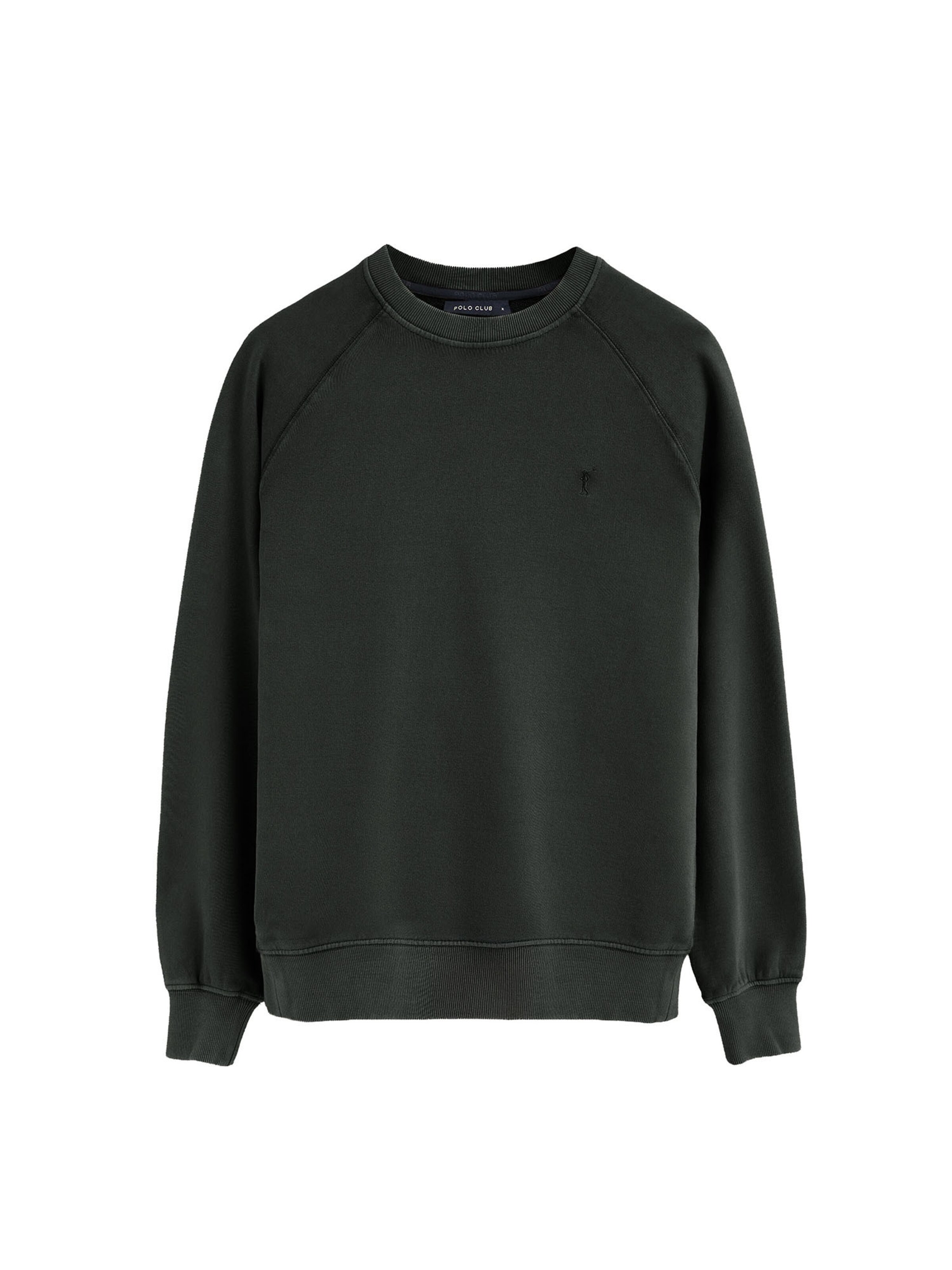 Polo Club Sweatshirt 'Rigby Go' in Black: front