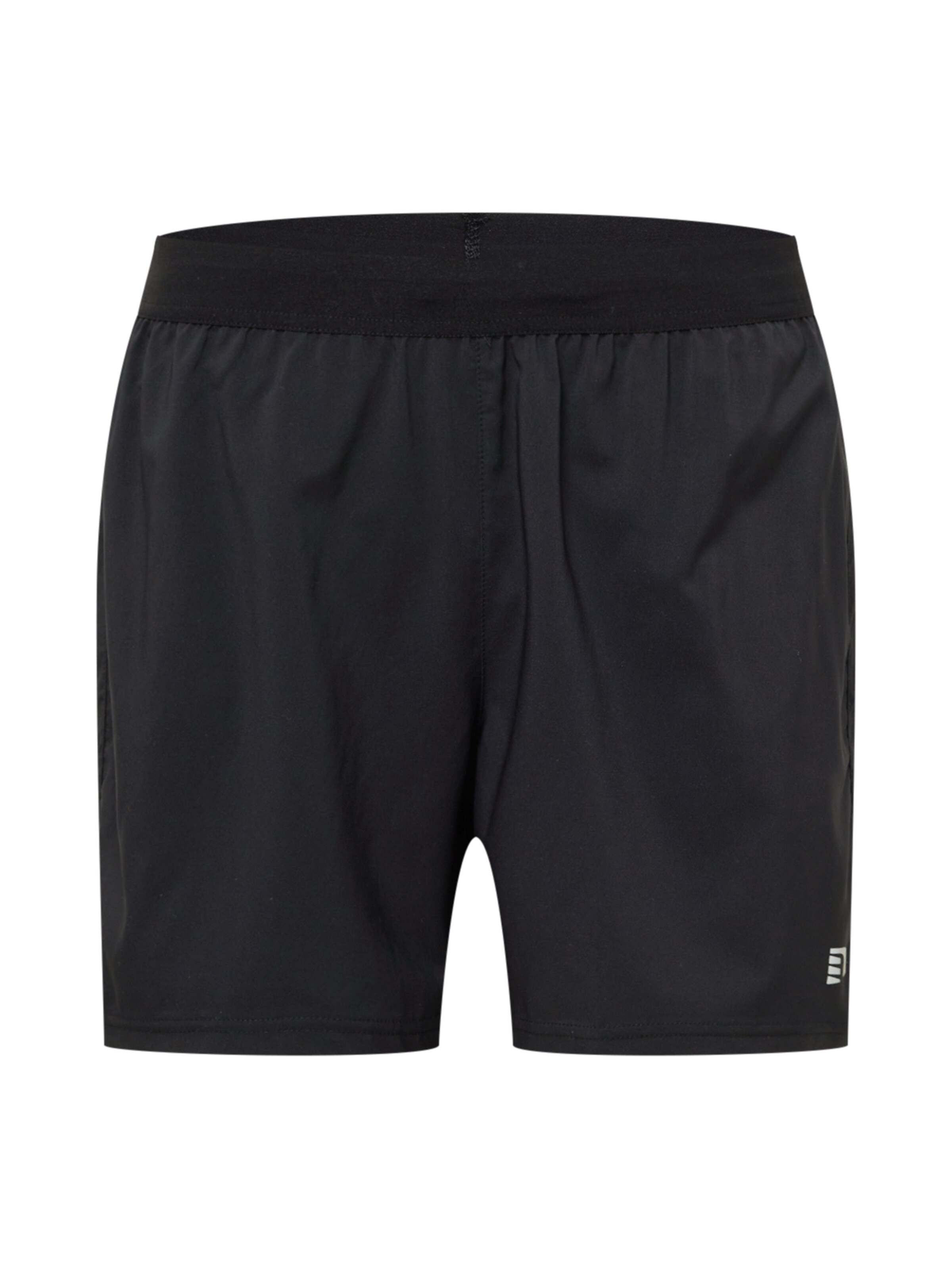 Newline Regular Sportshorts in Schwarz: Vorderseite
