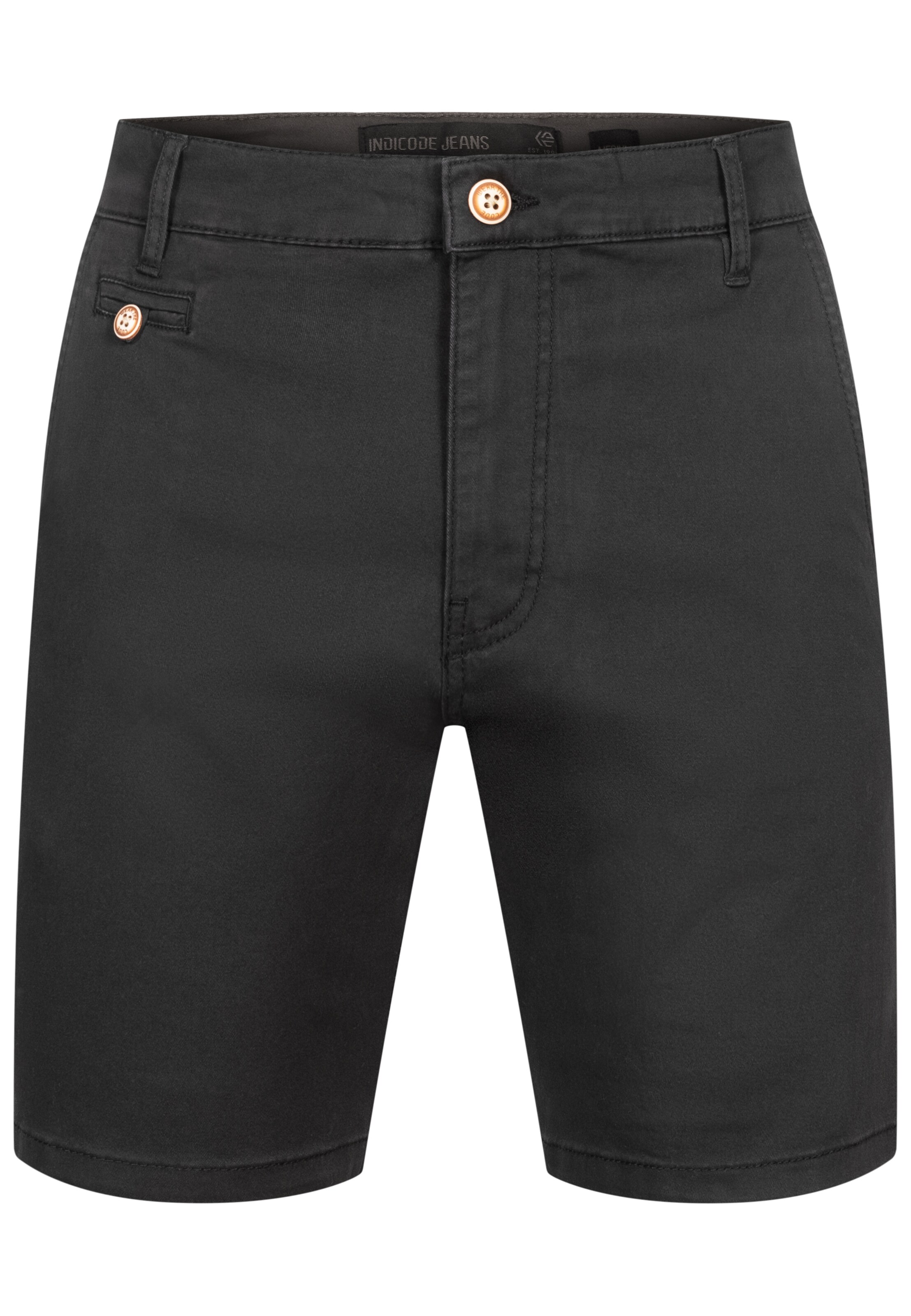 INDICODE JEANS Hose 'Sylvester' in Schwarz: Vorderseite