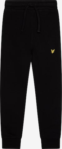 Lyle & Scott Tapered Nadrág - fekete: elől
