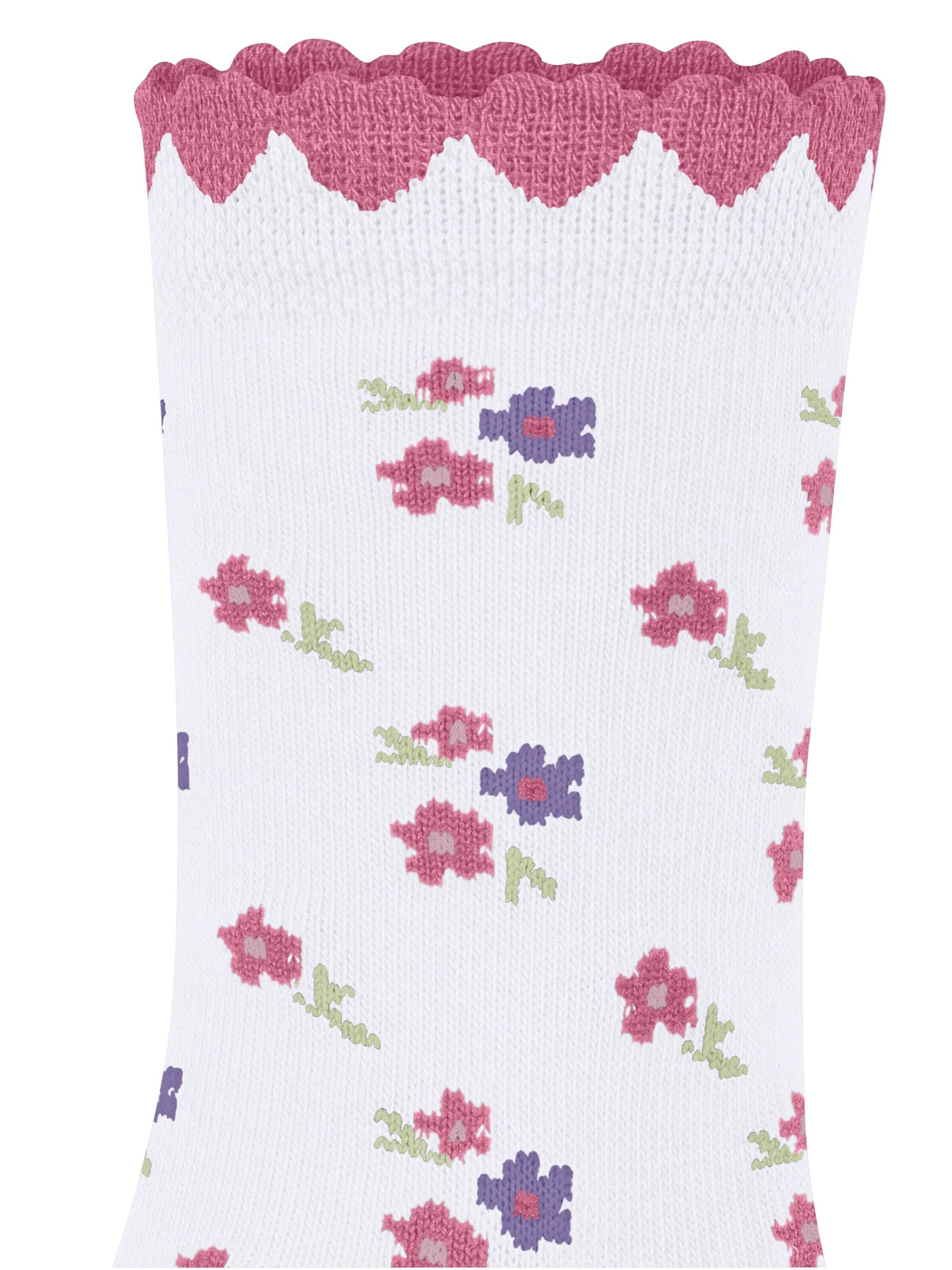 FALKE Socks 'Ditsy Flowers' in White