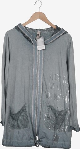 Tredy Sweatshirt & Zip-Up Hoodie in XL in Blue: front