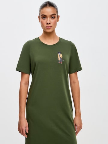 Cat e Lolette Skjortklänning 'Mini Trench Coat Cat' i grön