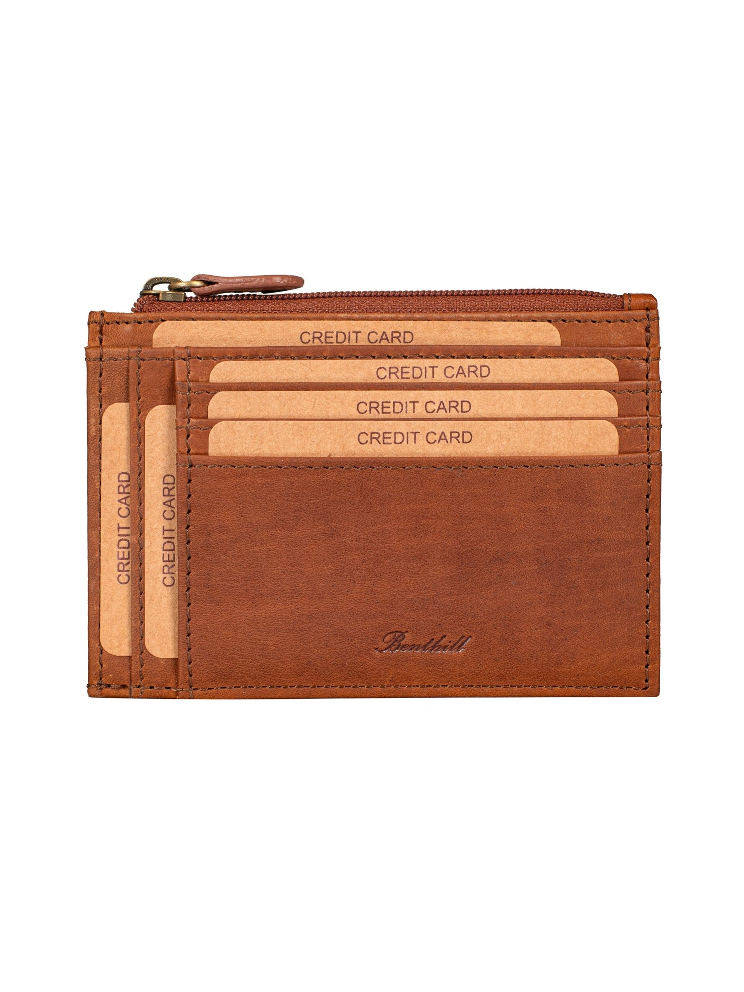 Benthill Wallet 'Kreditkartenetui' in Brown: front
