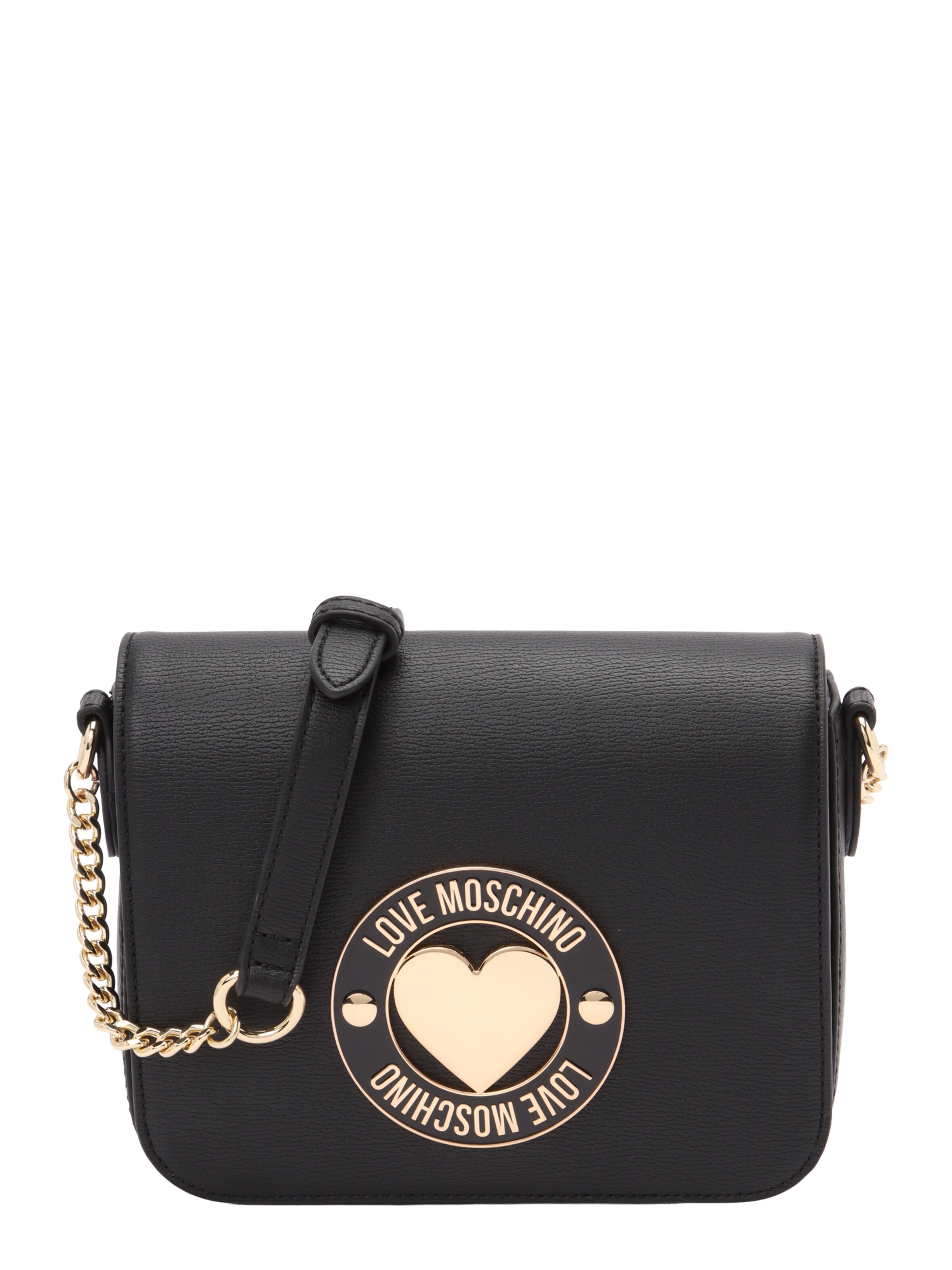 Borsa a tracolla di Love Moschino in nero: frontale