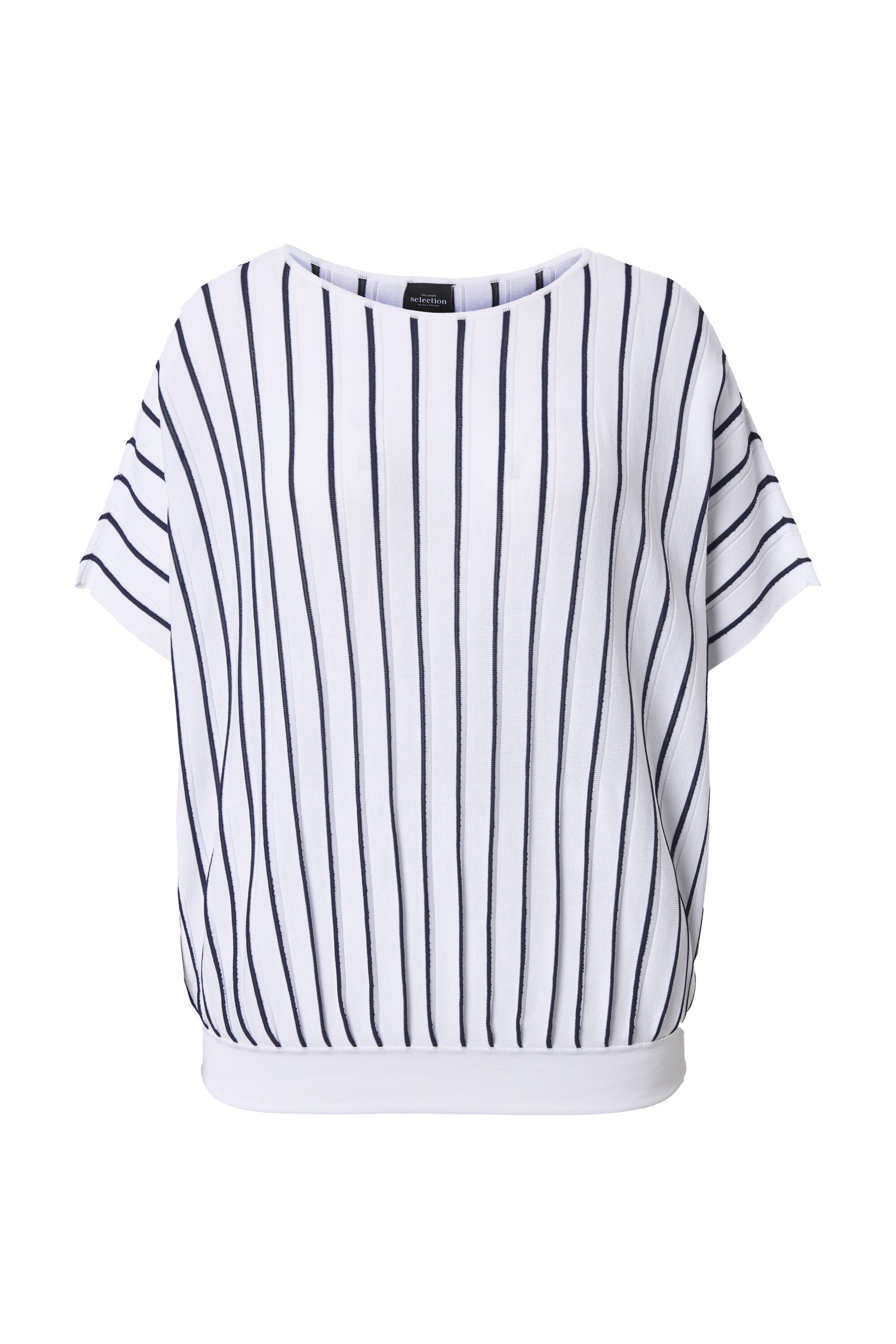 Ulla Popken Pullover in Weiß: Vorderseite