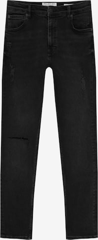 Pull&Bearregular Traperice - crna boja: prednji dio