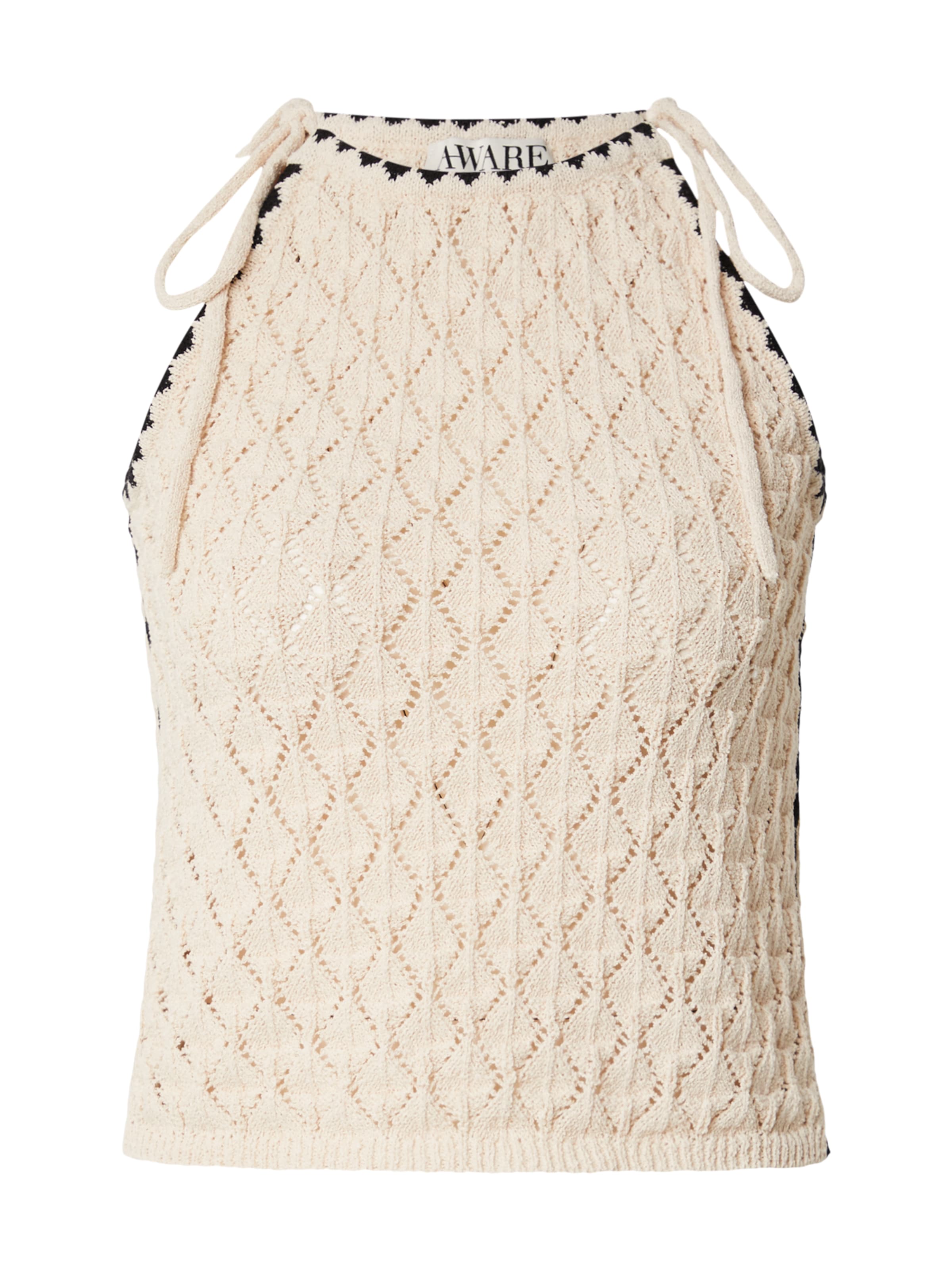 Aware Knitted Top 'AWEvelyn' in Beige: front