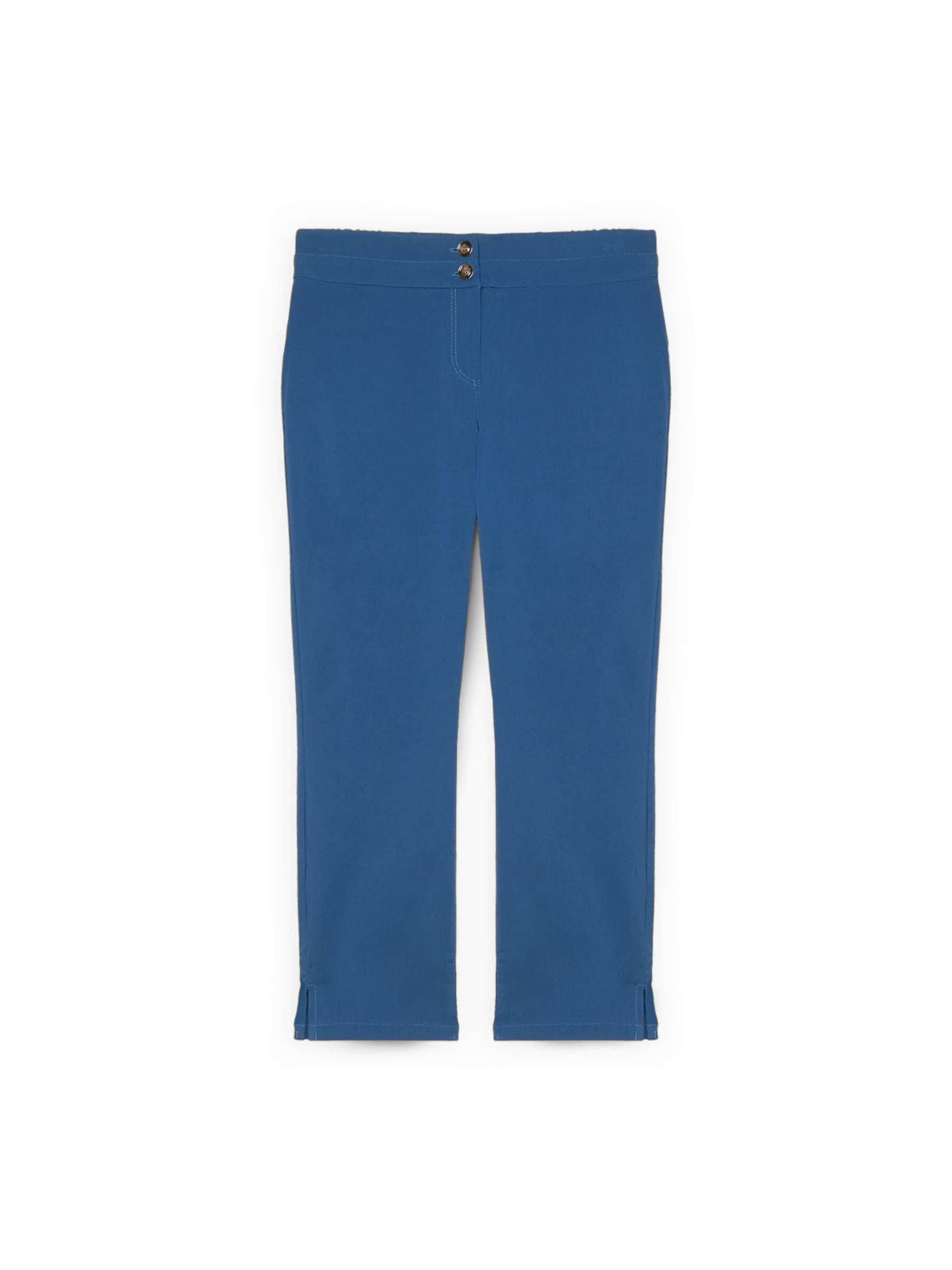 Fiorella Rubino Skinny Broek in Blauw: voorkant