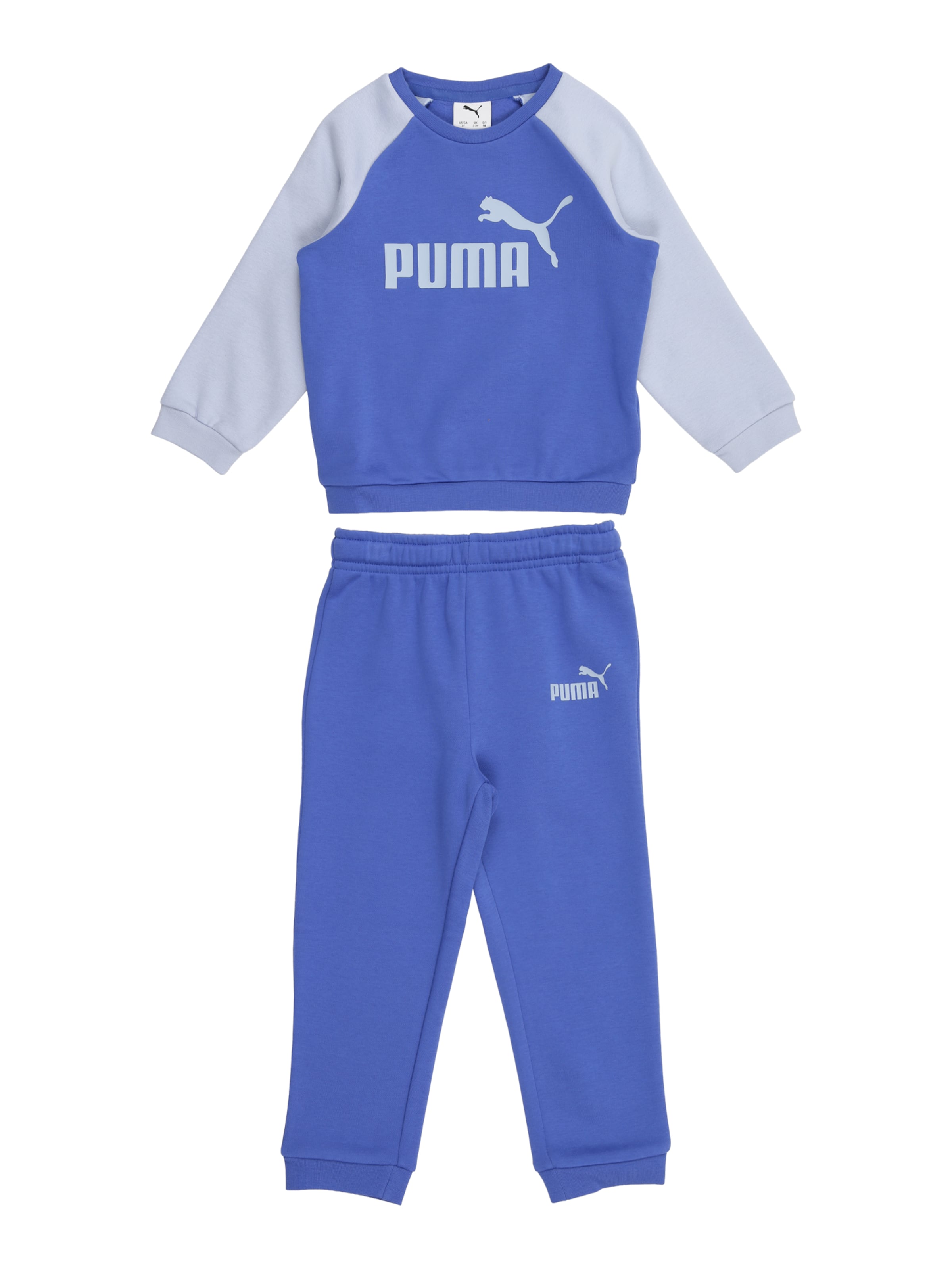 PUMA Joggingová souprava 'Minicats Essentials' – modrá: přední strana