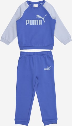 PUMA Joggingová souprava 'Minicats Essentials' – modrá: přední strana