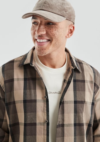 QS Regular Fit Hemd in Braun