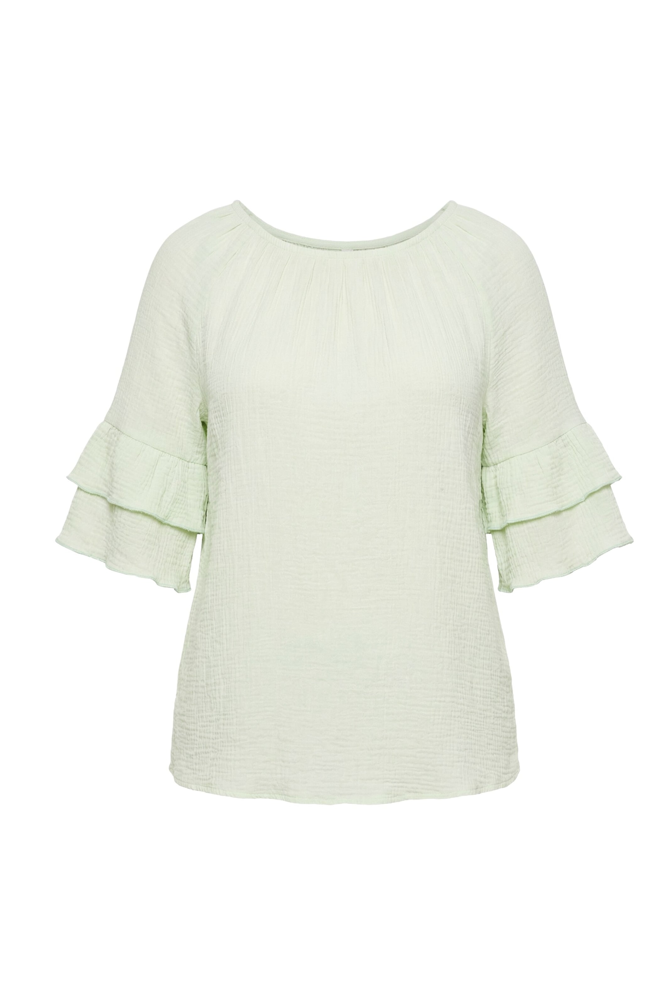 MIAMODA Blouse in Green: front