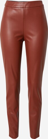 BOSS Skinny Pants 'Taslima' in Brown: front