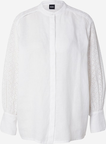 BOSS Black - Blusa 'Beliah' em branco: frente