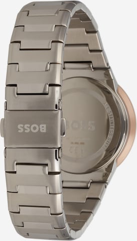 BOSS Black Analog Watch in Silver