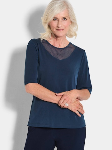 Goldner Blouse in Blauw: voorkant