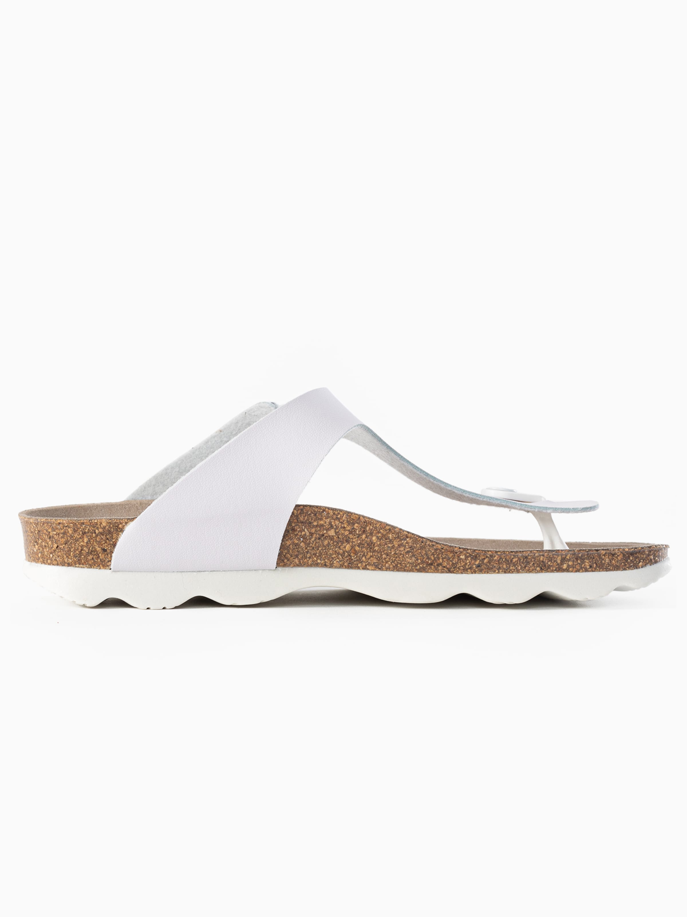 Flip-flops 'Mercure' de la Bayton pe alb