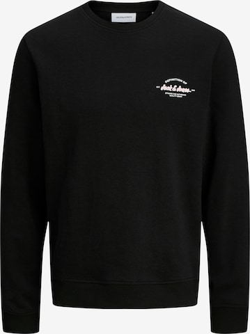 Felpa 'JJBRANDON' di JACK & JONES in nero: frontale